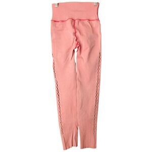 Fabletics SculptKnit Leggings XS Cut out High Waist Athletic Athleisure Peach
